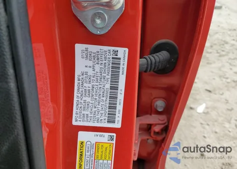 2023 Honda Civic Sport from USA, damaged, VIN 2HGFE2F57PH565833